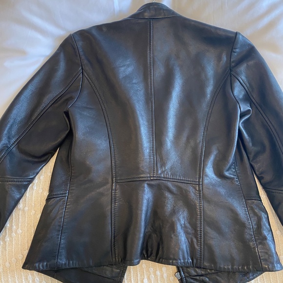 Tahari Leather Jacket - Picture 3 of 3